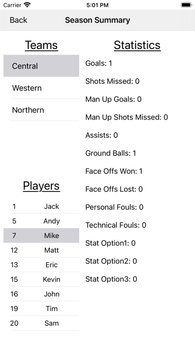 Lacrosse Statisticsのおすすめ画像3