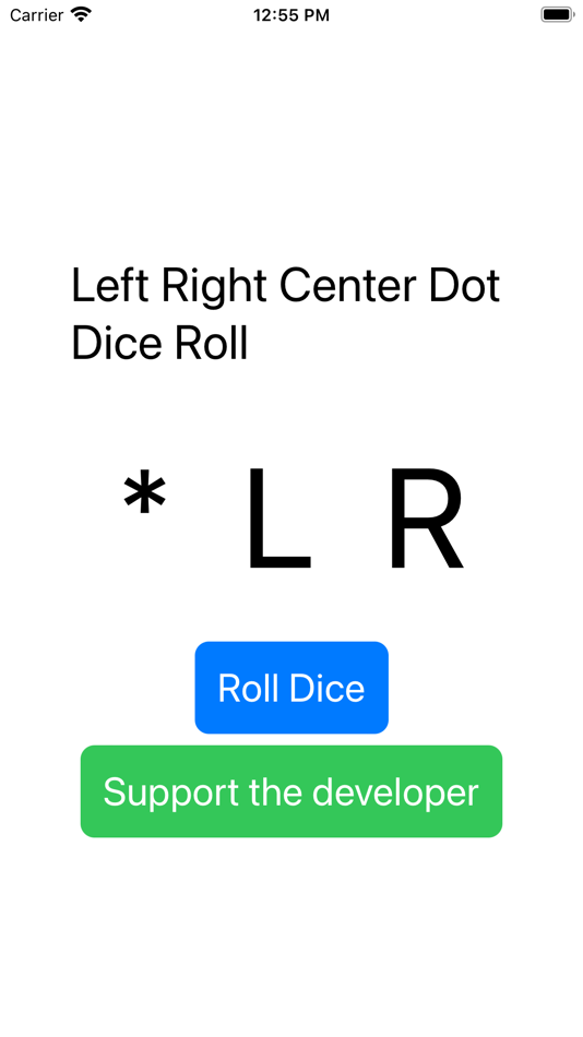 #1. Left Right Center Dot Dice (macOS) 由: John Archer