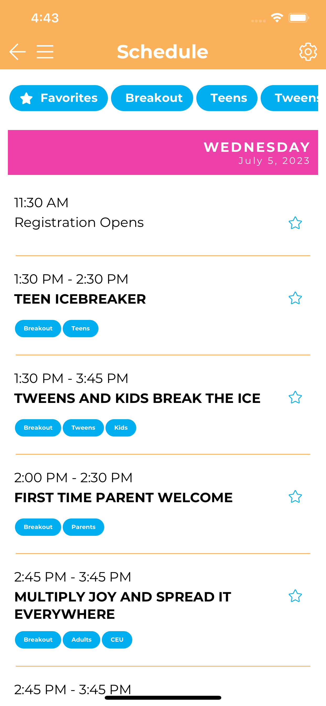 NSA Conference Guide