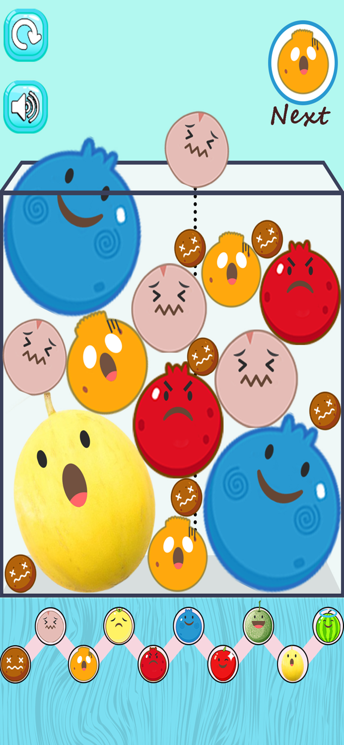 Merge watermelon puzzle