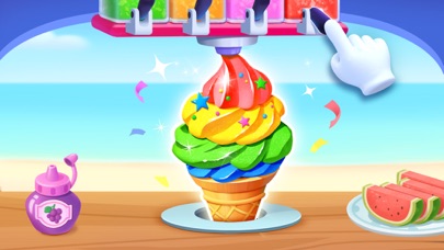 Little Panda's Ice Cream Game Screenshot