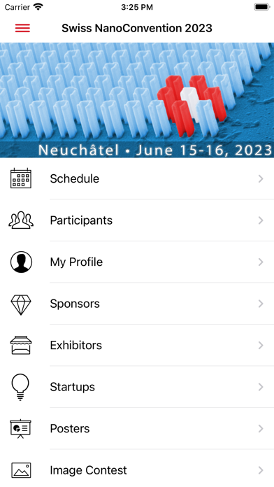 Swiss NanoConvention 2023 Screenshot