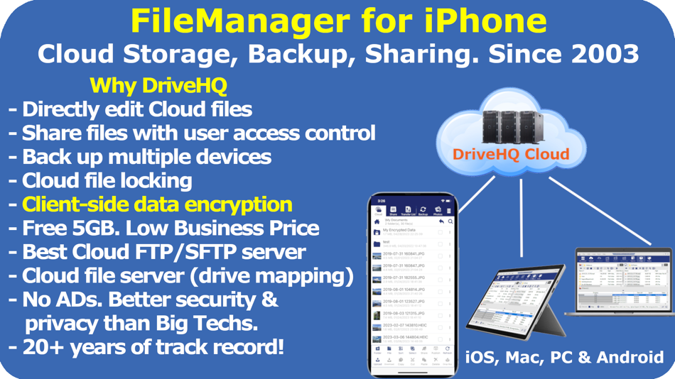 DriveHQ File Manager - 4.0.914 - (iOS)