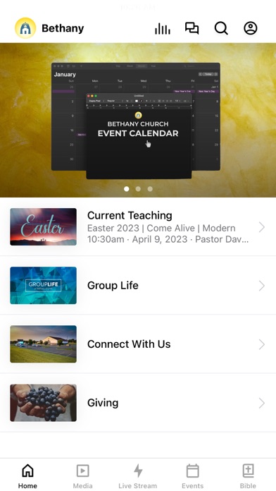 Bethany Church PA Screenshot