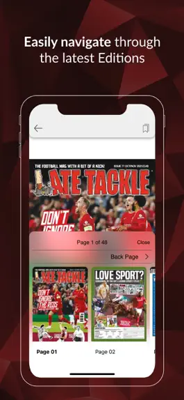 Game screenshot Late Tackle Magazine apk