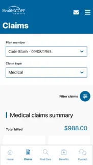 healthscope benefits on the go iphone screenshot 2
