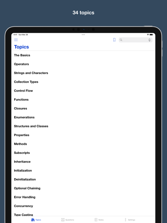 Screenshot #4 pour 2000 Swift interview questions