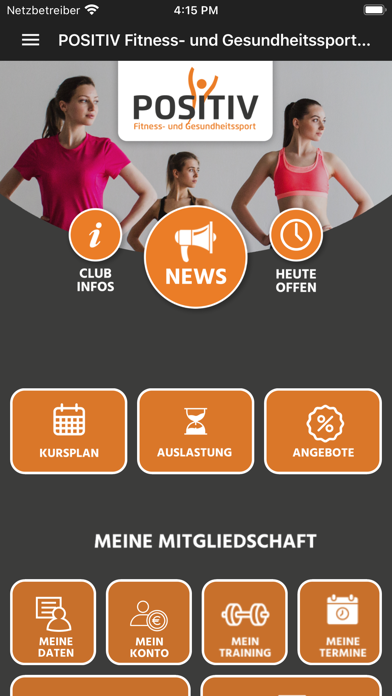 POSITIV Fitness & Gesundheit Screenshot