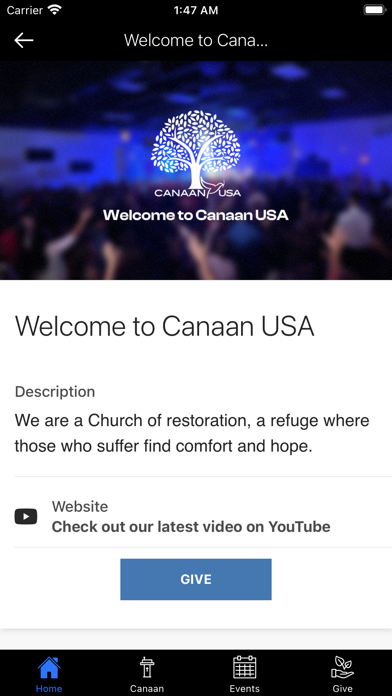 Canaan Church Miami Screenshot