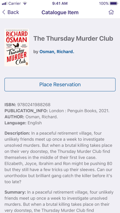 Wakefield Libraries Screenshot