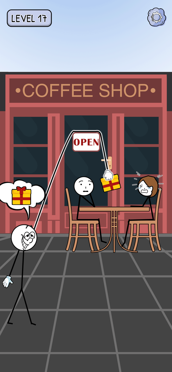 Troll Robber Draw Puzzle Game