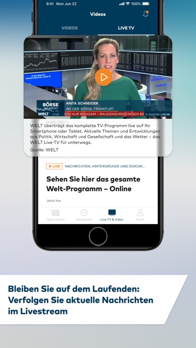 WELT News – Online Nachrichten Screenshot
