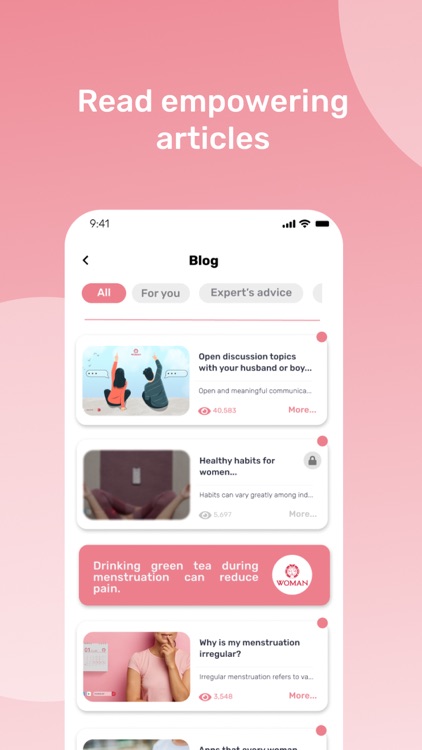 Woman App - period calendar