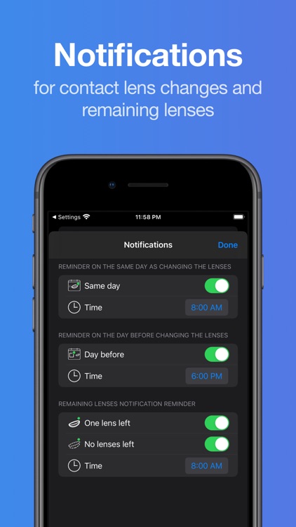 Lensy - Contact Lens Tracker screenshot-3