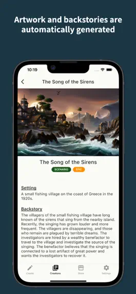 Game screenshot Cthulhu's Creations apk