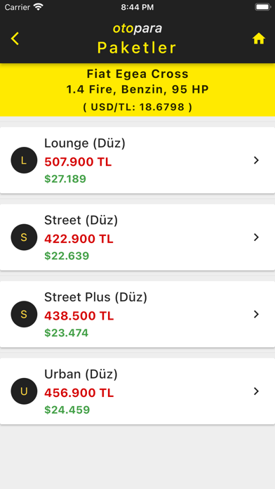 otopara: Sıfır Araba Fiyatları Screenshot