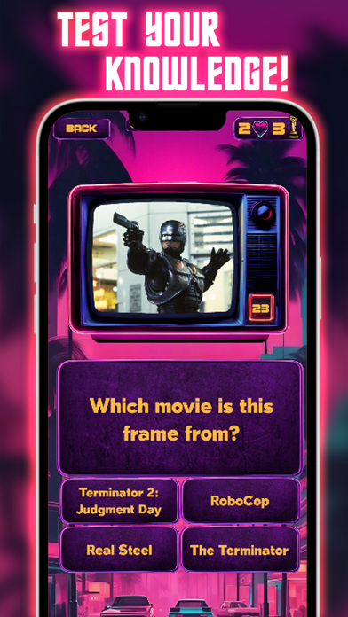 Movie Quiz Game Screenshot