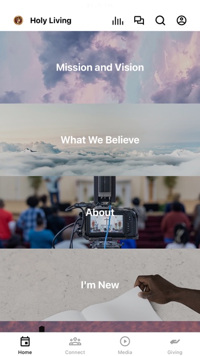 Holy Living Christian Center iPhone screenshot 1 - Education app