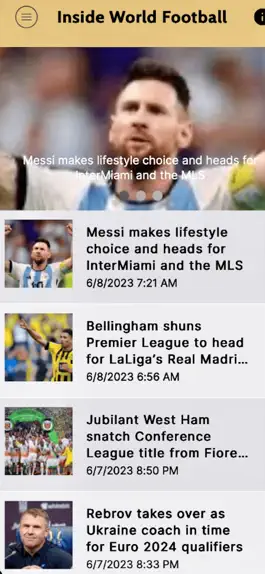 Game screenshot insideworldfootball apk