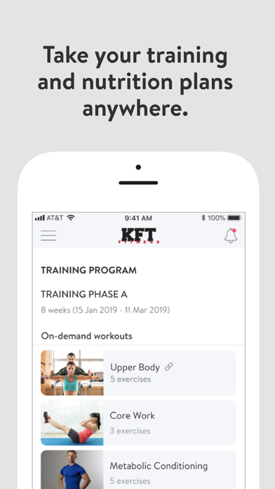 KFT FITNESS HEALTHY HABITS Screenshot