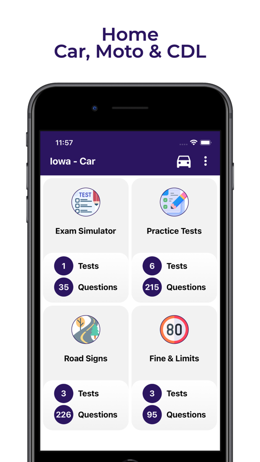 Iowa DMV Practice Test - IA - 1.1.1 - (iOS)