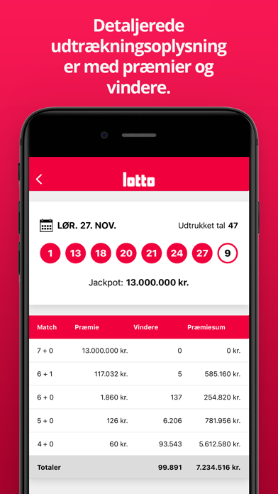 Screenshot #3 pour Danske Lotto