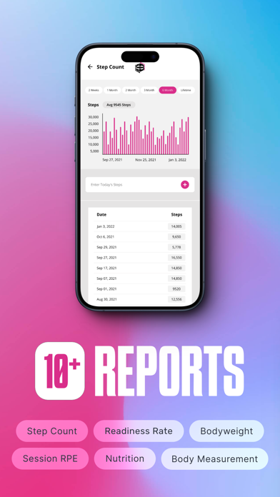 Strength Block Training App Screenshot