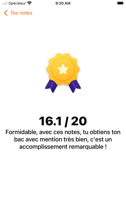 #3. Moyenne Au Bac (iOS) 来自: Nagord