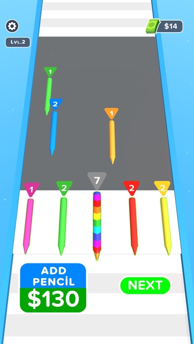 Rainbow Pencils Screenshot