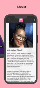 VoiceOver Tish E. screenshot #3 for iPhone