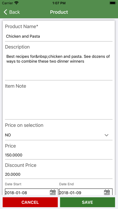 FMrestaurant Screenshot
