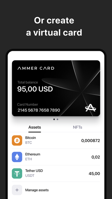 Ammer Wallet Screenshot