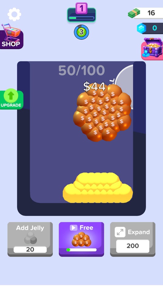 #1. Merge the Jelly (iOS) Podle: Rollic Games