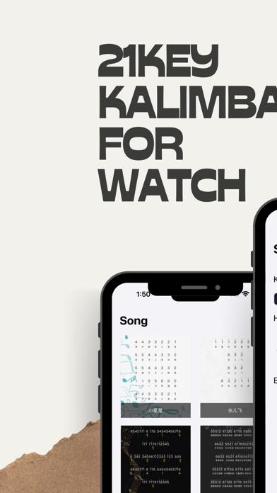WatchKalimba-21keys Screenshot