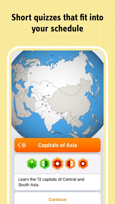 geotrainer: Geography Map Quiz Screenshot