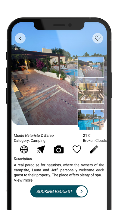 The NATURISM app Screenshot