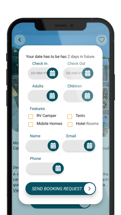 The NATURISM app Screenshot