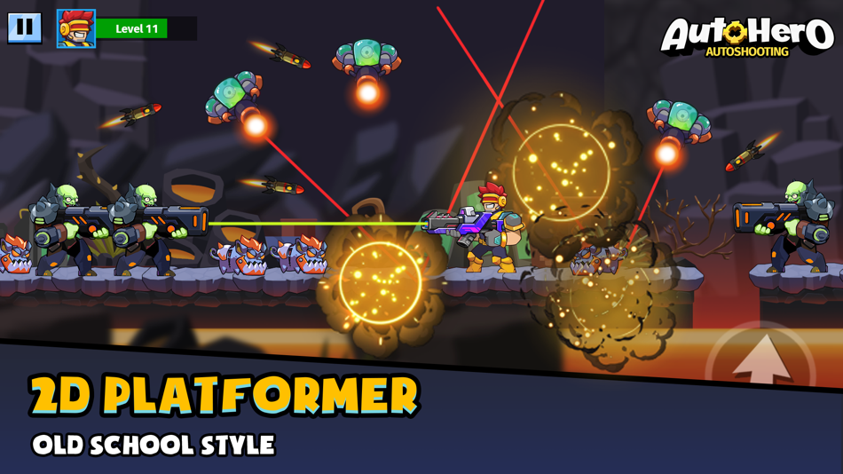 #7. Auto Hero: AutoFire platformer (iOS) 由: Duong Luong