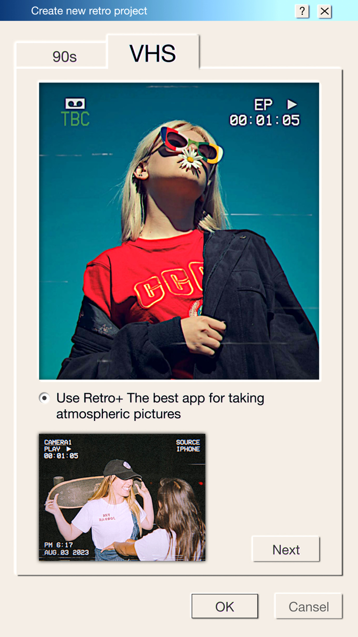 RETRO Vintage Camera Filters