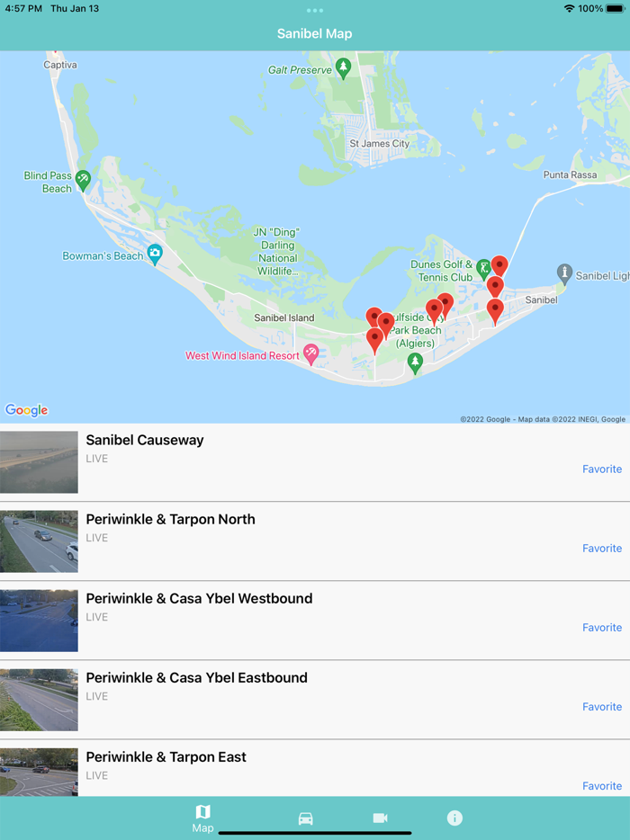 City of Sanibel Traffic Cams