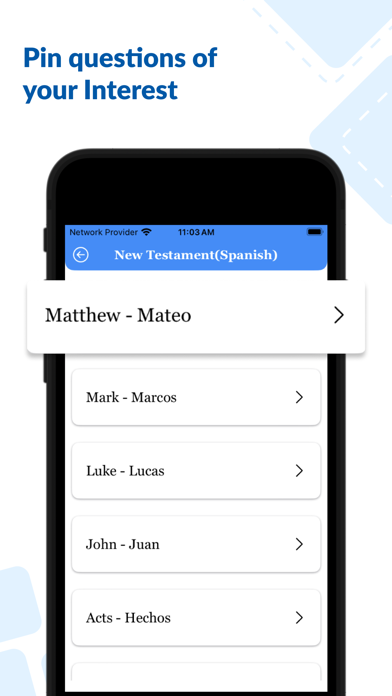Bible Quiz - Spanish Screenshot