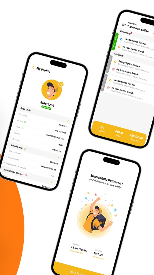 #2. Hiro Rider (iOS) 由: Design Space Sdn Bhd
