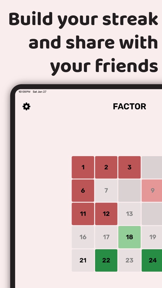 #3. Factor! (iOS) By: Samuel Gauck