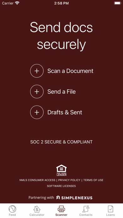 First Bank of Montana Mortgage Screenshot