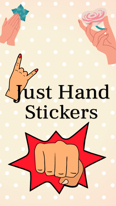Just Hand Stickers Screenshot