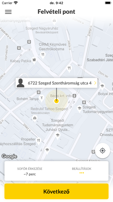 Taxi Plusz Szeged Screenshot