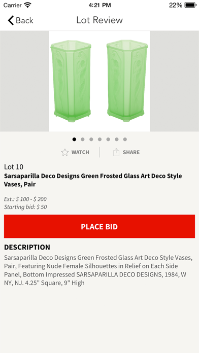 Northgate Gallery Auctions Screenshot