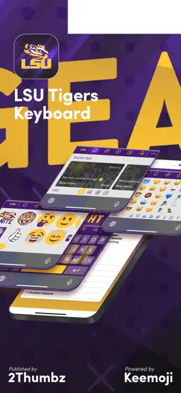 Game screenshot LSU TIGERS Keyboard by 2Thumbz mod apk