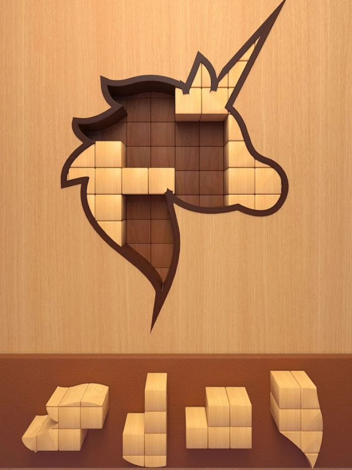 Wood Shape - Tangram Puzzle