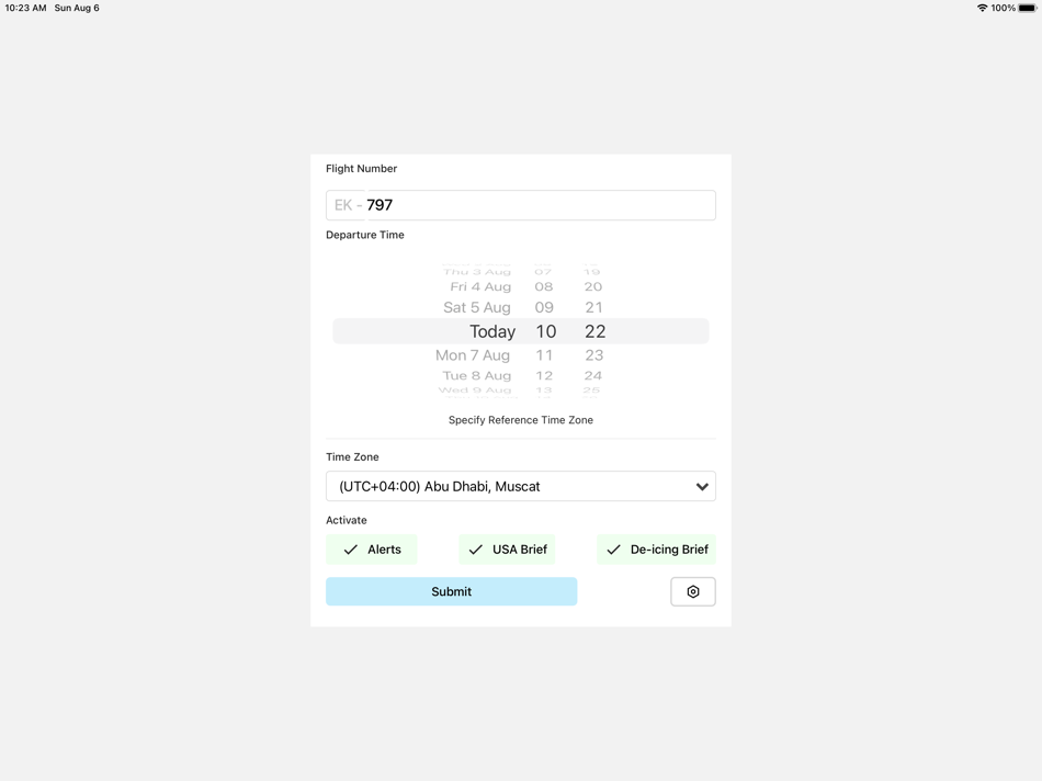 #6. Flight Timeline (iOS) 由: Kofi Atiemo